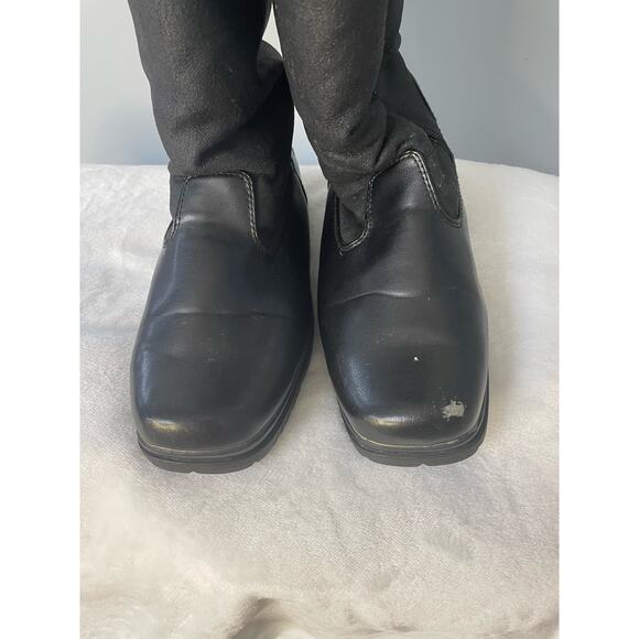 Totes black waterproof faux fur lined winter snow boots women's size 8 M - Picture 1 of 8